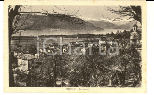 1949 PORTO VALTRAVAGLIA (VA) Panorama frazione MUCENO *Cartolina postale FP VG   CONDIZIONI: fair (ma bollo asportato)    originale e autentica 1