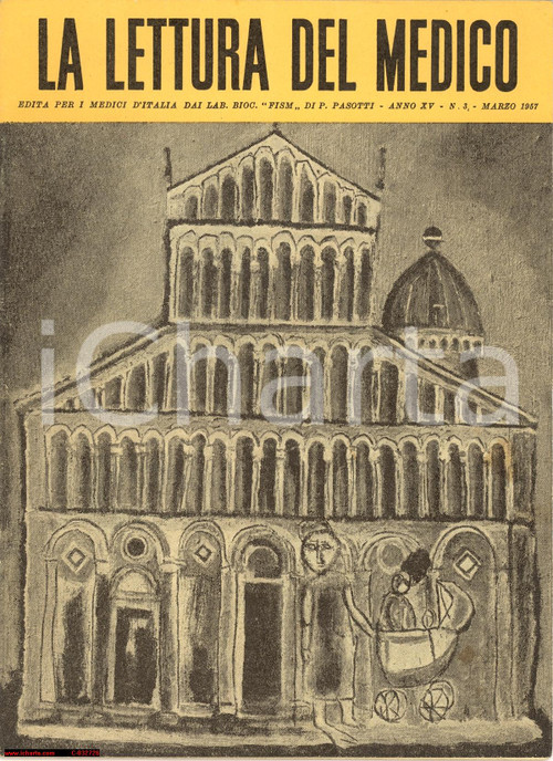 1957 MILANO LA LETTURA DEL MEDICO Laboratori FISM di Pietro PASOTTI Anno XV nÂ° 3 DATA: marzo 1957 LUOGO: MILANOTITOLO: LA LETTURA DEL MEDICO - RIVISTA DEI LABORATORI FISM DI PIETRO PASOTTIAnno XV n&deg; 3DESCRIZIONE: Rivista d'epoca, edita dai Laboratori Biochimici FISM di Pietro Pasotti.Inserzioni pubblicitarie della Sulforamina iodata B1.FORMATO: 15 x 20 cmCONDIZIONI: buonePAGINE: 30     originale e autentica 1