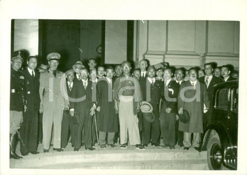 Fotografia d epoca originale 1938 NAPOLI Il gruppo dei giornalisti giapponesi in visita Fotografia 1