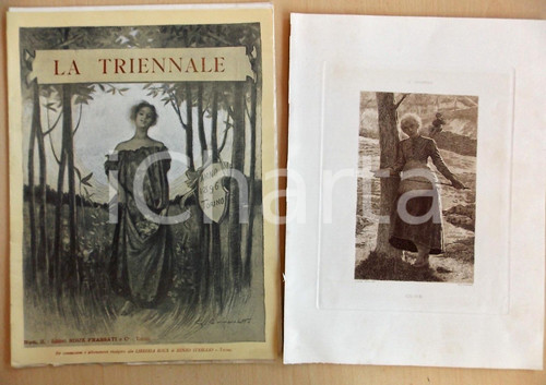 1896 TORINO LA TRIENNALE Giornale d'arte n° 11 *Stampa Cloe"