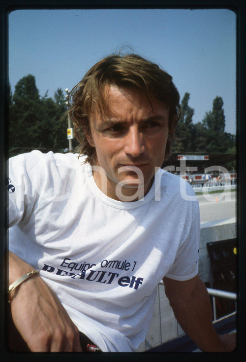 35mm vintage slide* 1982 GP MONZA René ARNOUX scuderia RENAULT ELF - Ritratto 3