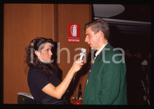 35mm vintage slide*1989 CAMPIONE D'ITALIA Nicola BERTI Guerin d'oro - Intervista
