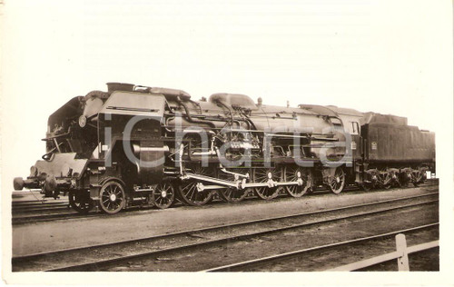 Cartolina originale da collezione 1950 FRANCE SociÃ©tÃ© chemins de fer franÃ§ais SNCF Tender 34 P *Scheda tecnica 1