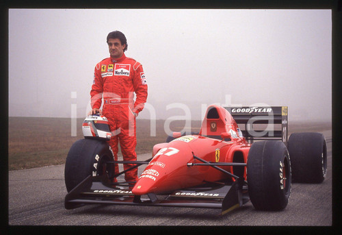 35mm vintage slide* 1992 FIORANO Jean ALESI con FERRARI F92A (20)