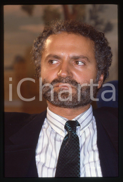 35mm vintage slide* 1990 MILANO Gianni VERSACE Terrazza MARTINI 2