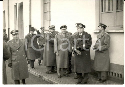 Fotografia d'epoca originale 1961 BERGAMO Divisione LEGNANO - Generale Comandante durante una visita *Foto 1