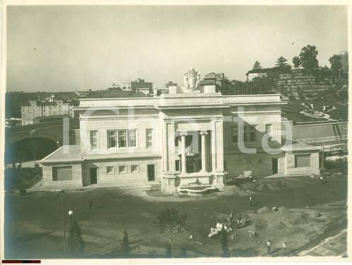 Fotografia d'epoca originale 1934 ROMA La nuova stazione papale a CittÃ  del VATICANO 1