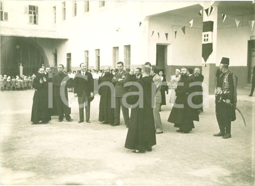 Fotografia d epoca originale 1932 TRIPOLI LIBANO Frati della Scuola Italiana Carmelitana FOTOGRAFIA 1