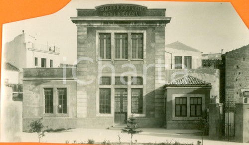 Fotografia d epoca originale 1930 ca LENTINI SR Il giardino d infanzia MARIA DI SAVOIA Fotografia 1