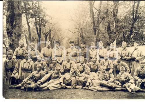 Fotografia d epoca originale 1915 ca WW1 FRANCE Soldats du 21e rgt infanterie Photo carte postale 1
