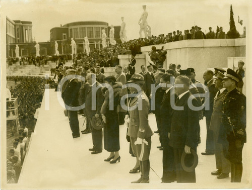 Fotografia d epoca originale 1935 ca ROMA Delegati austroungheresi a FORO MUSSOLINI Fotografia 1