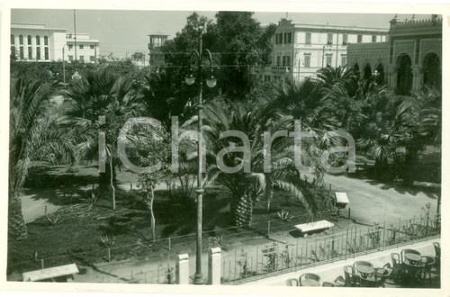 1935 ca BENGASI (LIBIA) Giardini pubblici di PIAZZA DEL RE *Fotografia
