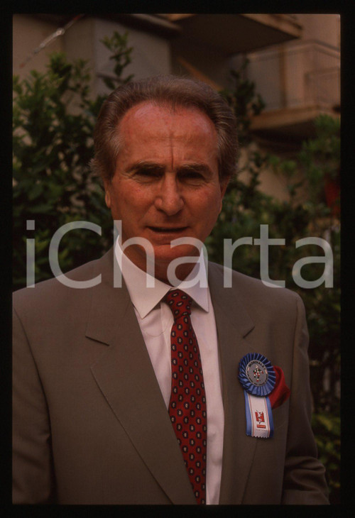 35mm vintage slide* 1989 ITALIA CALCIO Azeglio VICINI Ritratto dell'allenatore 5