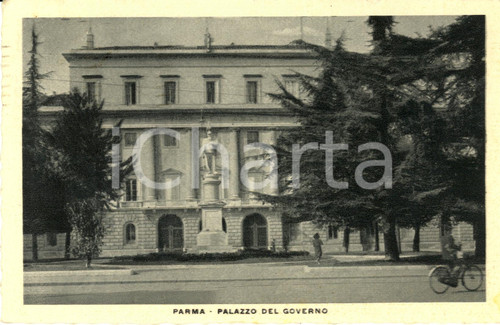 Cartolina originale da collezione 1942 PARMA Veduta esterna del Palazzo del Governo *Cartolina postale FP VG 1