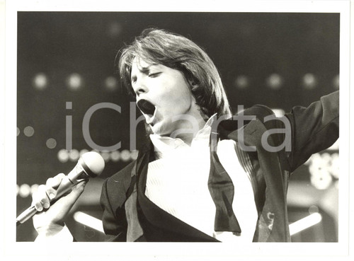 1985 FESTIVAL DI SANREMO Luis MIGUEL sul palco dell'Ariston - Foto 24x18 cm