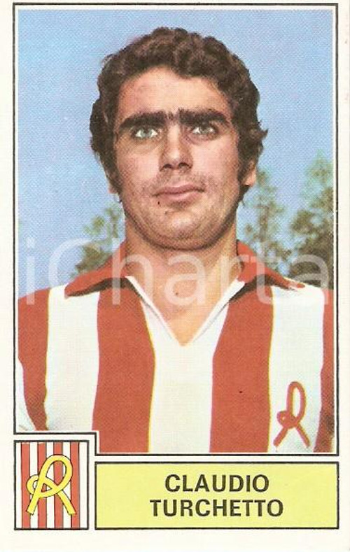 Oggetto da collezione cartaceo PANINI CALCIATORI 1971 - 1972 Figurina Claudio TURCHETTO Lanerossi VICENZA 1 1