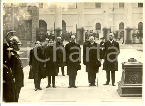 Fotografia d epoca originale 1931 MILANO Marcello VISCONTI di MODRONE Giuseppe DE CAPITANI Foto DANNEGGIATA 1
