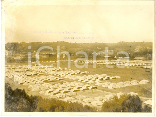 Fotografia d epoca originale 1938 ROMA Panoramica del Campo DUX Fotografia DANNEGGIATA 1