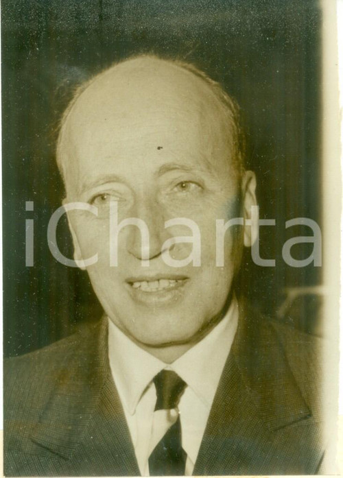 Fotografia d epoca originale 1958 PARISAndrÃ© MALTERRE Presidente della C.G.C. Fotografia 1
