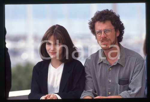 35mm vintage slide* 1994 CANNES Ethan COEN Jennifer Jason LEIGH - Ritratto (1)