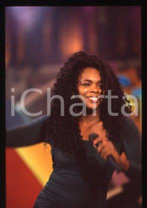 THE CHIMES -MUSIC Singer Pauline HENRY of the band 1990ca *35mm vintage slide 13