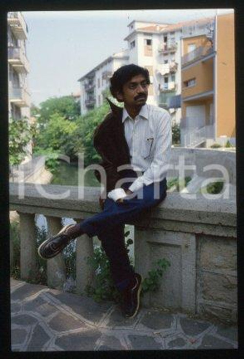 35mm vintage slide* 1984 ITALY VENICE Indian film director Goutam GHOSE (8)