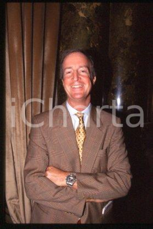 35mm vintage slide* 1996 ca MILAN Portrait of an author Wolfgang ACHTNER (3)