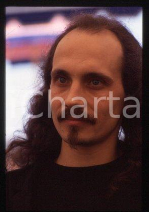 35mm vintage slide* 1990 ca ITALY Portrait of movie director Andrea MARFORI (2)