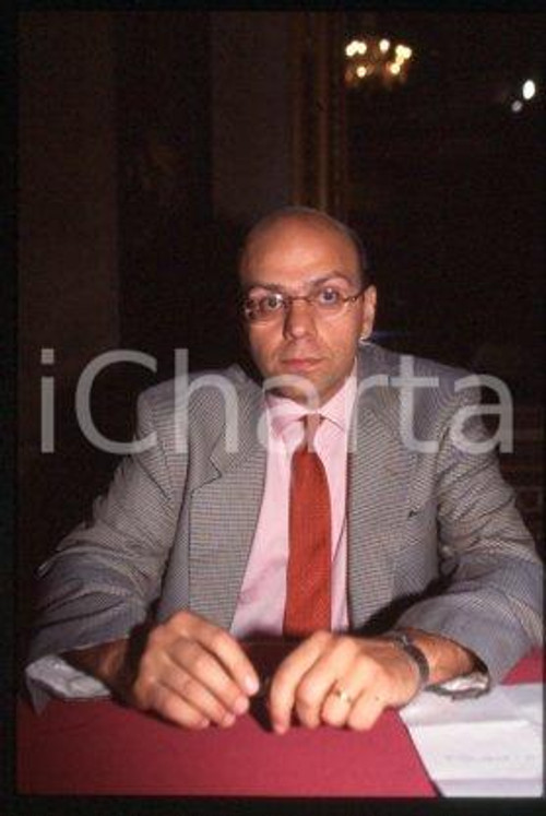 35mm vintage slide* 1995 ca ITALY Portrait of project manager Fabio TERRAGNI (1)