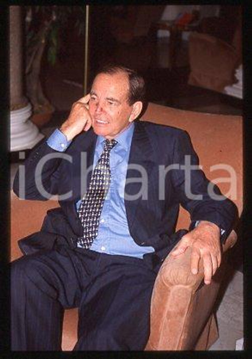 35mm vintage slide* 1997 ITALY Christiaan BARNARD cardiac surgeon (2)