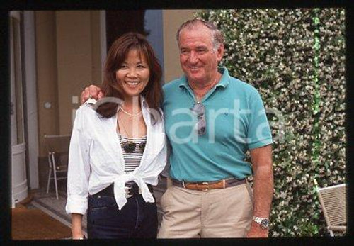 35mm vintage slide* 1999 ca ITALY Rod TAYLOR Australian actor and wife (16)