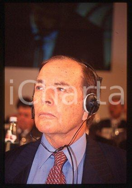 35mm vintage slide* 1997 ca ITALY Christiaan BARNARD cardiac surgeon (69)