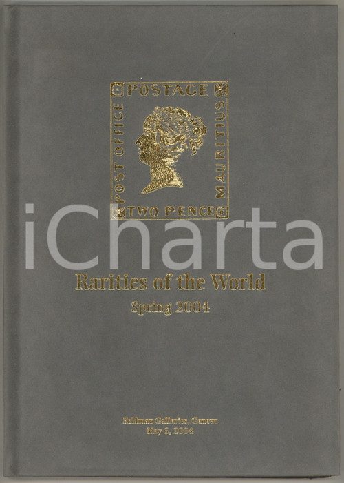 Spring 2004 GENEVA FELDMAN Stamp Auctioneers - Rarities of the World *Catalogue Catalogo originale, copertina rigida con rivestimento in velluto.Illustrato a colori.PAGINE: 82 GOOD/buono  Formato: 20x28 cm originale e autentica 1