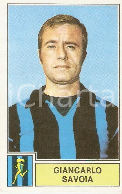 PANINI - CALCIATORI 1971-1972 Figurina Giancarlo SAVOIA Serie A ATALANTA Figurina originale d'epoca.  GOOD/buono   originale e autentica 1