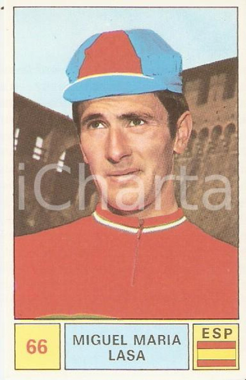 PANINI - SPRINT 1971 Figurina Miguel Maria LASA n. 66 Ciclismo SPAGNA 3 Figurina originale d'epoca. CONDIZIONI: buone     originale e autentica 1