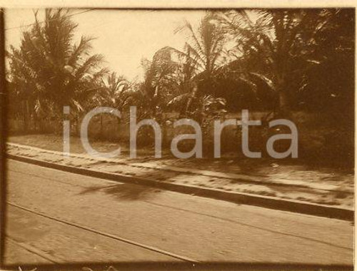 1925 ca BRASILE RIO DE JANEIRO Veduta di un sobborgo *Foto 12x9 cm (3) Fotografia originale d'epoca.La fotografia proviene da un più vasto album che documenta i viaggi di una famiglia attraverso l'Europa, il Nord Africa e il Sud America.Rappresenta un'interessante testimonianza di viaggi verso luoghi esotici e lontani o verso i principali monumenti dell'Europa dell'epoca. GOOD/buono  Formato: 12x9 cm originale e autentica 1