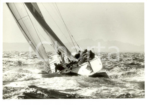 Fotografia d epoca originale 1987 FREMANTLE Louis Vuitton Cup AZZURRA II virata SAILING REGATTA Foto 6 1