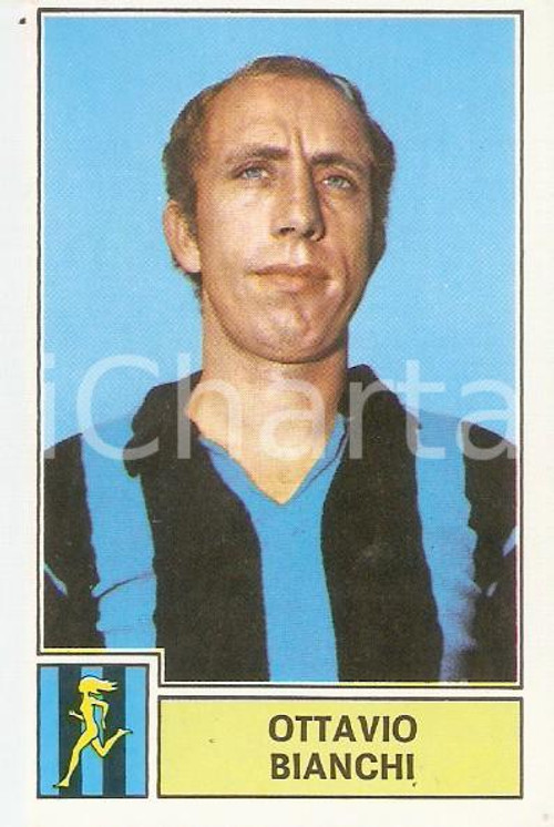 PANINI CALCIATORI 1971 - 1972 Figurina Ottavio BIANCHI *Serie A ATALANTA (3) Figurina originale d'epoca. CONDIZIONI: buone   originale e autentica 1