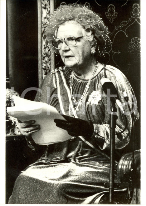 Fotografia d epoca originale 1978 THE HAGUE NL Regina GIULIANA d OLANDA all apertura del PARLAMENTO 1