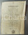 Documento originale, autentico 1854 SIENA Epigrafe per lapide di Vincenzo SELVI  Manifesto 24x31 cm 1