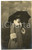 1925 ca MARCHIROLO Ritratto di donna con l'ombrello - Foto cartolina Maria PELLA