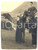 1920 ca EGITTO Italiano con il fez in visita alle Piramidi - Foto VINTAGE 10x13