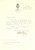 1967 CASCAIS Lettera barone Enzo GALLI ZUGARO - Capo Casa S.M. il Re AUTOGRAFO