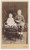 Fotografia d epoca originale 1870 ca VOGHERA PV Ritratto di due fratellini Foto Davide CICALA CDV 1