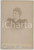 Fotografia d epoca originale 1895 ca GENOVA  Ritratto di donna  Busto  Foto PONZETTI 11x16 cm 1