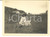 1912 ALPE DEVERO Ritratto di due giovani in un prato - Foto VINTAGE 12x9 cm