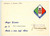 1985 MILANO Tullio MACCARONE segretario GRUPPO SAVOIA *Biglietto AUTOGRAFO 14x10