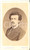 1880 ca MILANO Ritratto maschile con cravatta a righe *Foto Giulio ROSSI CDV