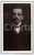 Fotografia d epoca originale 1905 ca TORINO Ritratto maschile in abito scuro Foto BERTIERI  CDV 1