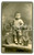 1920 ca MARSEILLE Ritratto di bambino con secchiello *Foto Lucien GAULARD - CDV
